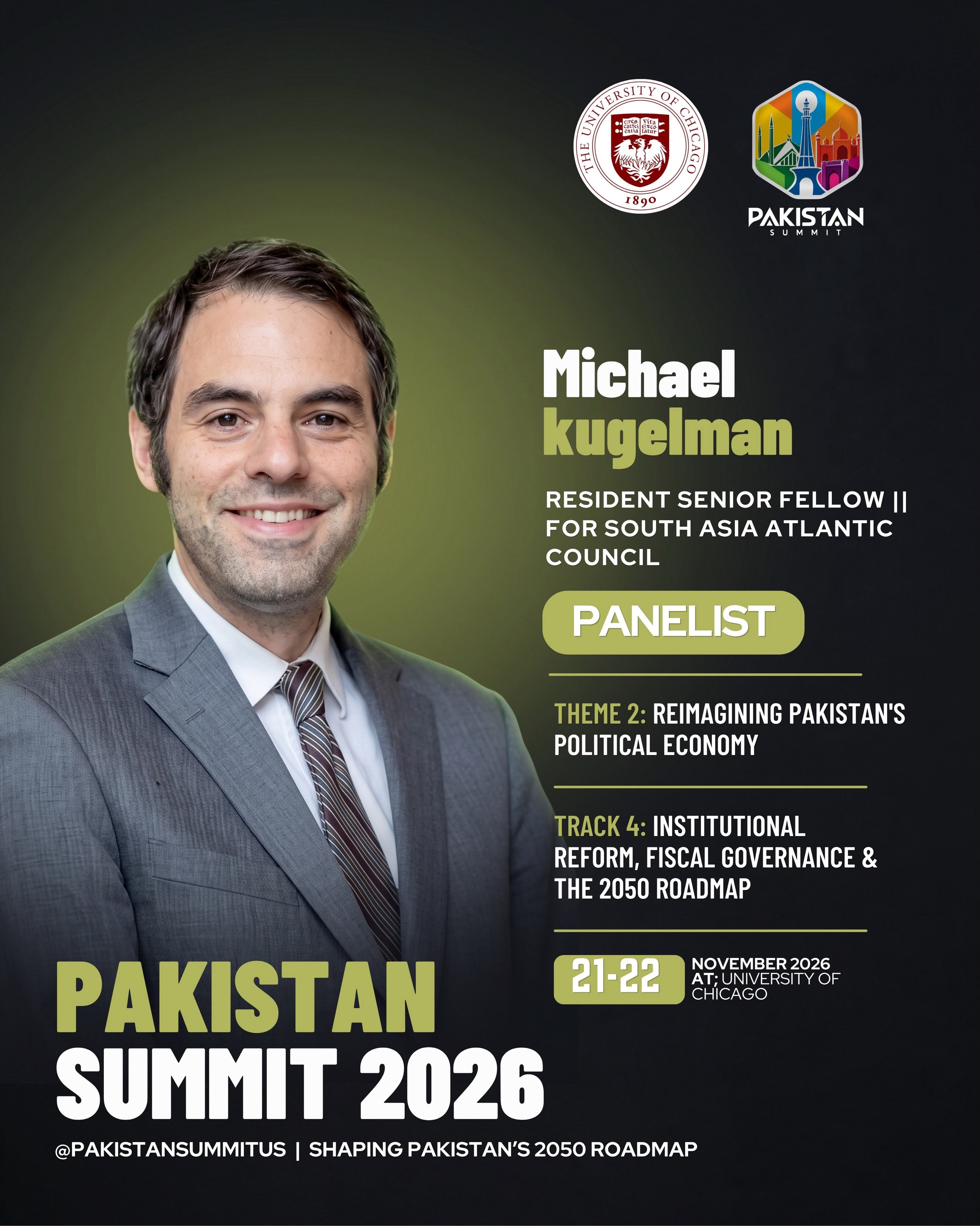SPEAKER ANNOUNCEMENT || Michael Kugelman